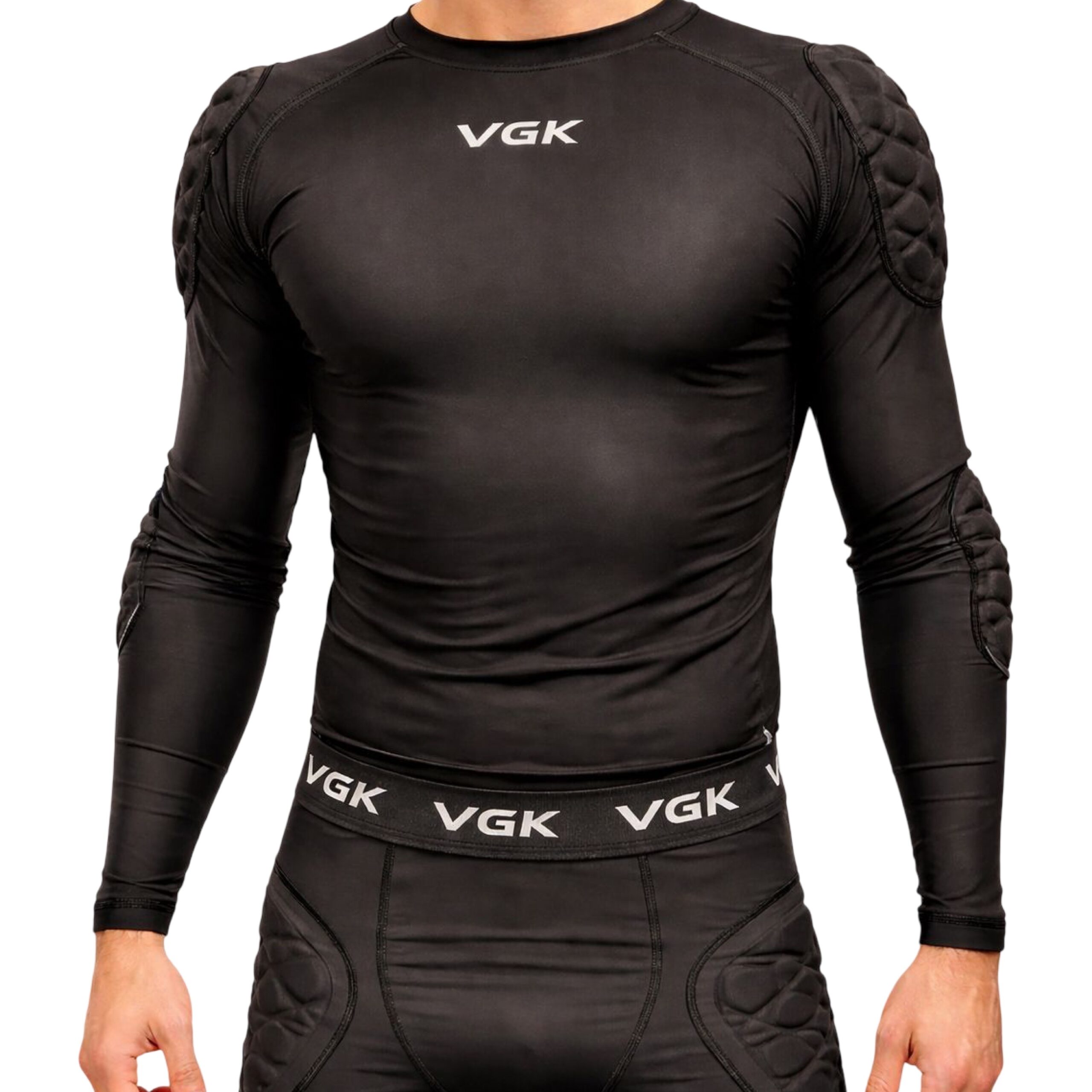 VGK Protection Base Layer Long Sleeve Shirt (Black/White)